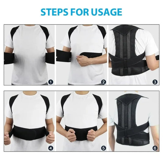 VeeWell Back & Posture Support Brace