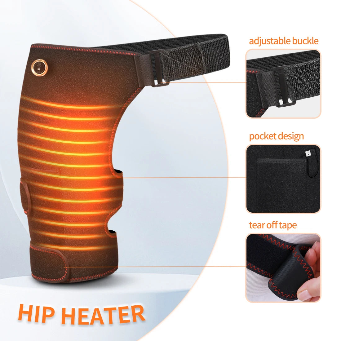 Veewell HipRelief™ – Heated Support Wrap